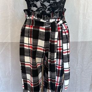 High Rise Paperbag Pants